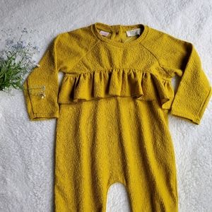 Mustard colored romper brand new